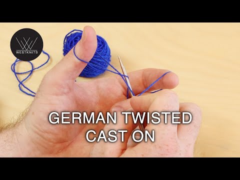 Deutscher verdrehter Anschlag - Strickanleitung