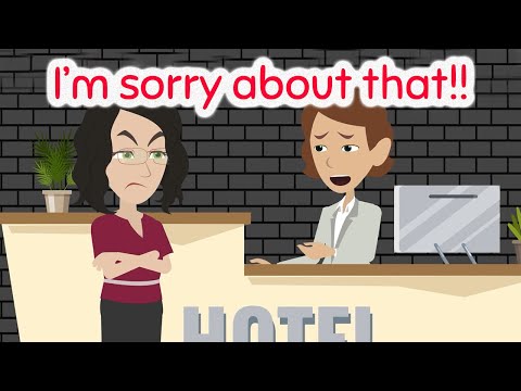 At the Hotel Conversation: Hotel problems and solutions