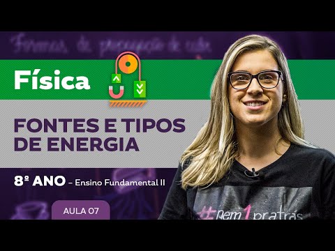 Fontes e tipos de energia – Física – 8º ano – Ensino Fundamental