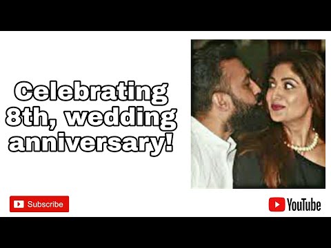 Shilpa Shetty And Raj Kundra39s 8th Wedding Anniversary