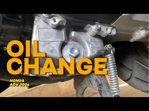 How to Change oil and Reset Indicator | HONDA ADV 160