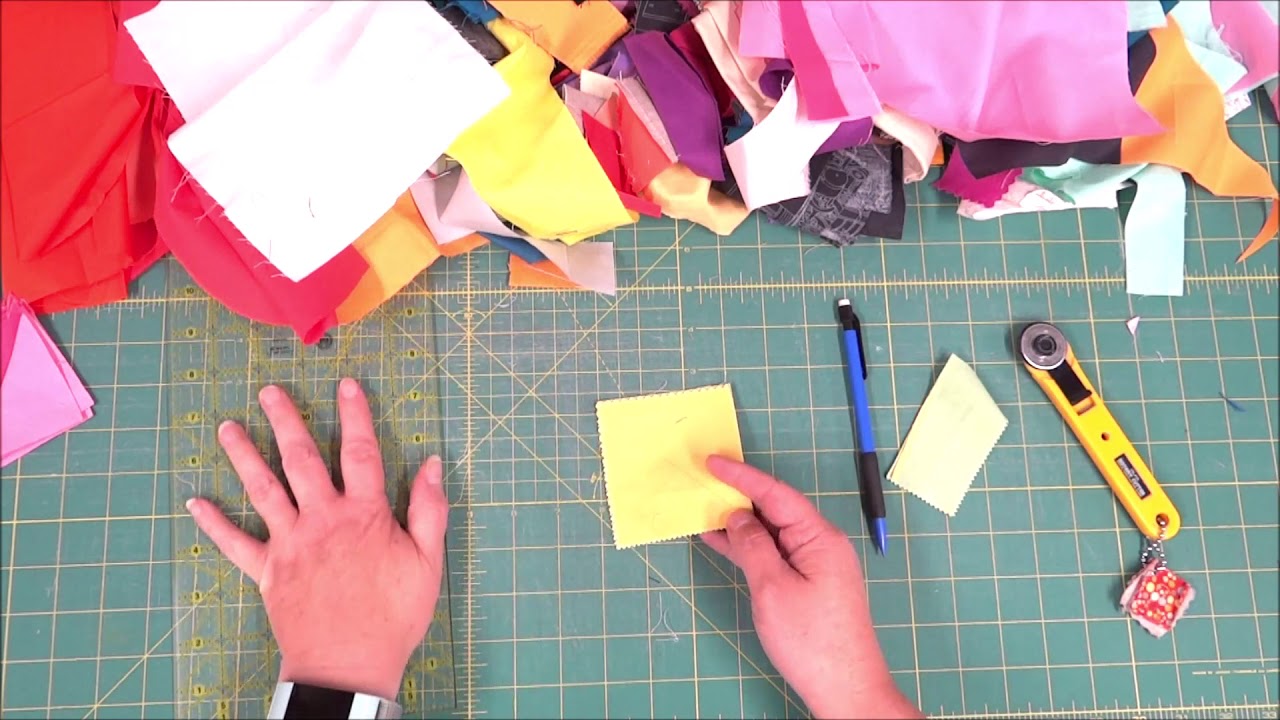 Improv Half Square Triangles