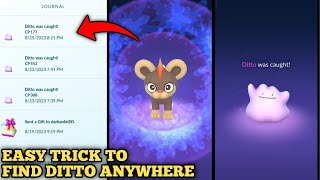 Best trick to catch DITTO easily in Pokemon Go | How to catch ditto for special task in Pokemon Go