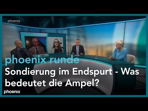 phoenix runde: Sondierung im Endspurt - Was bedeutet die Ampel?