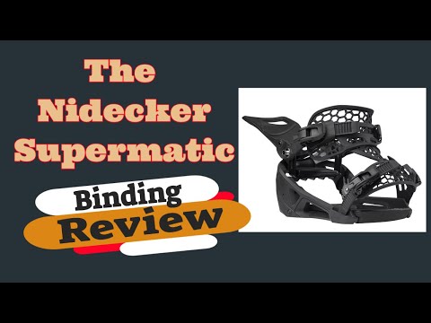 The 2023 Nidecker Supermatic Snowboard Binding Review