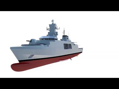 Leander frigate design concept