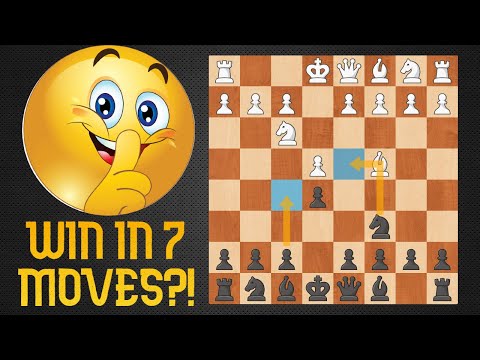 Beat the Italian in 7 MOVES!!! | Chess TRAPS and TRICKS to win games !! | Surprice your opponent!!