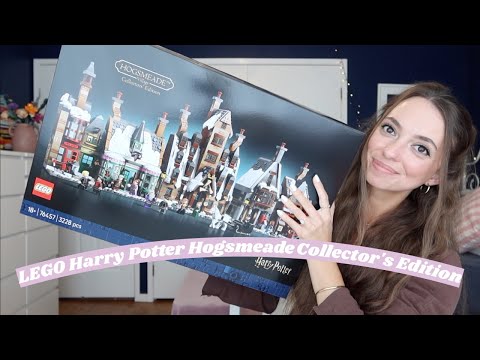 Building the LEGO Harry Potter Hogsmeade Village Collector's Edition Set!