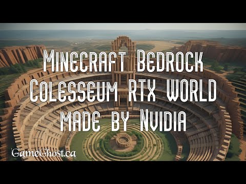 Insane Minecraft Colosseum with NVIDIA 3070Ti GPU!