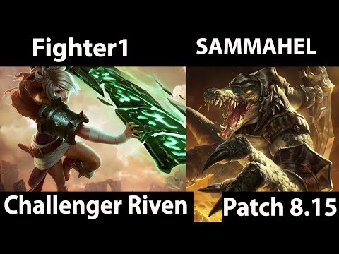 Fighter1 Riven ( LAN ) -  Riven vs Renekton Top  - Best Riven Game Plays