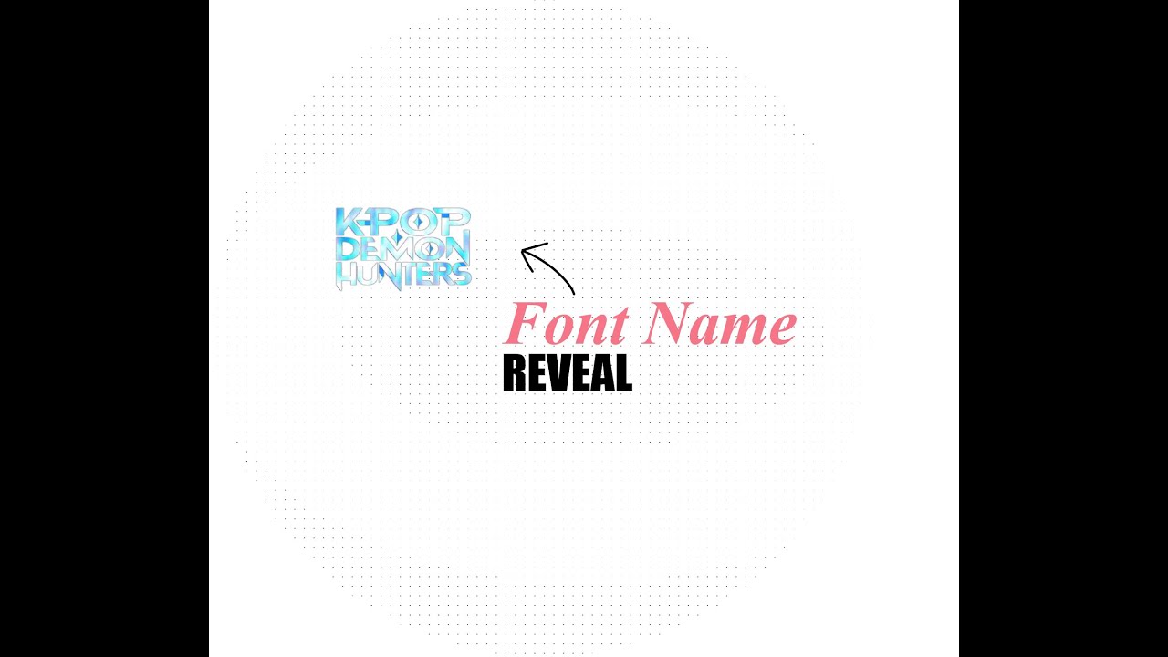 KPOP Demon hunters font REVEAL | #kpopdemonhuntersnetflix #fonts | @AQ Learning hub