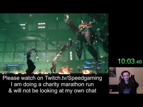 FF7 Remake PB on Speedgaming's Charity Marathon Finale