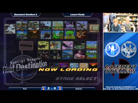 Basement Dwellers 6 Melee Singles Losers Finals: Frizz (Falcon) Vs. darkrain (Falcon)