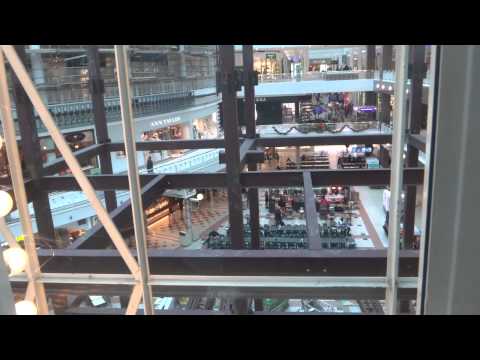 1989 Montgomery Glass Hydraulic Elevator @ The Fashion Centre Mall Arlington, VA