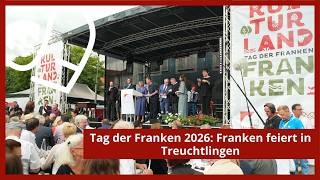 Tag der Franken 2026: Franken feiert in Treuchtlingen