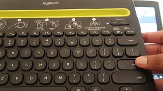 How to Pair Or Connect Logitech K480 Bluetooth Keyboard with Laptop pc computer