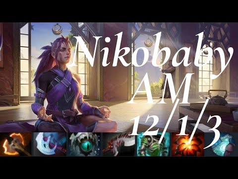 Nikobaby Anti-Mage vs Faceless Void - don't underestimate - Alliance vs 5men game1 - Omega League
