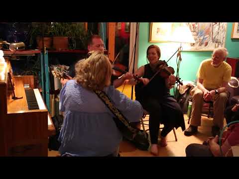 Troy MacGillivray and Dawn Beaton, with Sue Truman