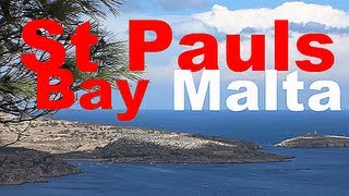 preview picture of video 'Saint Pauls Bay Malta, (San Pawl il Bahar)'