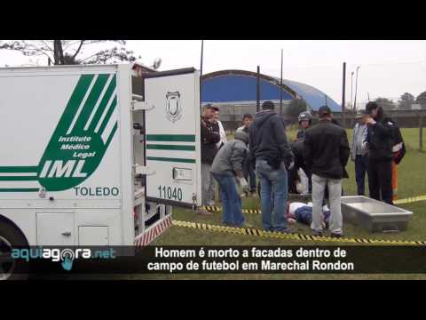 AquiAgora.net - Homem é morto a facadas dentro de campo de futebol em Marechal Rondon