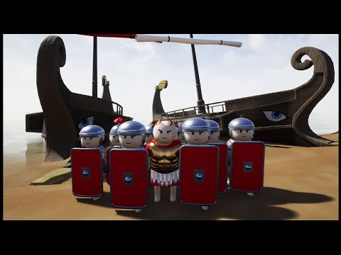 Caesar's Army D-DAY Beach Invasion! - ShieldWall: Battle Simulator