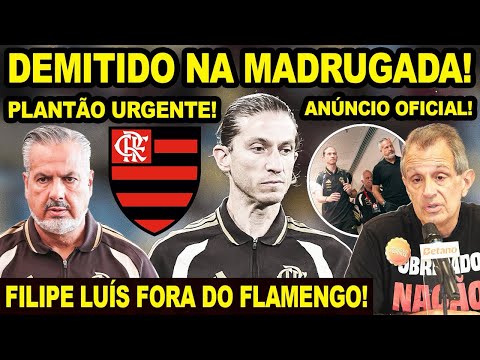Filipe Luís fired from Flamengo in the early morning! Mengão released the official announcement a...