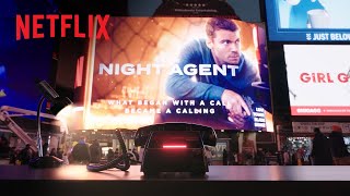 Netflix Tourists Become Night Agents (2026) – Interactive Times Square Mission Promo