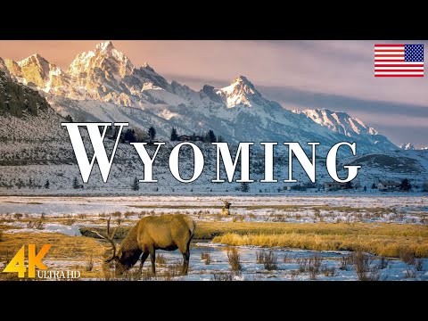 Wyoming 4K Ultra HD • Stunning Footage Wyoming, Scenic Relaxation Film with Calming Music.