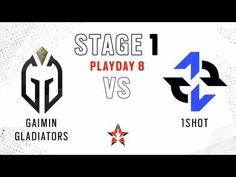 Gaimin Gladiators vs 1Shot // NA Challenger League - Stage 1 - Playday 8