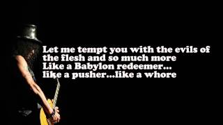 Slash - World On Fire Lyrics HD