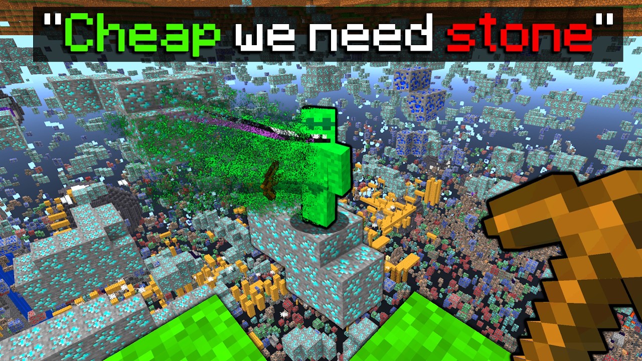 Minecraft, But If We Say ANYTHING it Disappears...