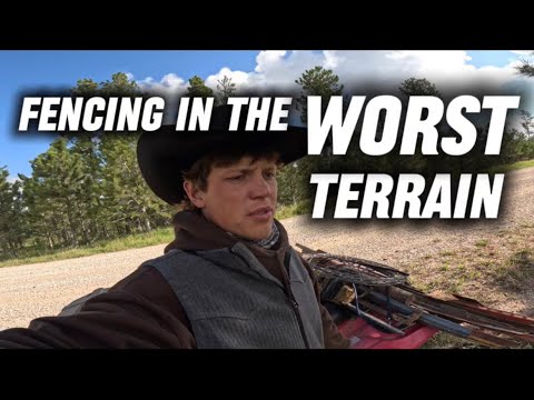 Mending fence in the Black Hills of SD (Part 1)