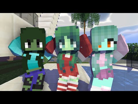 MONSTER SCHOOL :CHICKEN WING MEME ZOMBIE GIRLS PRETTY - MINECRAFT ANIMATION