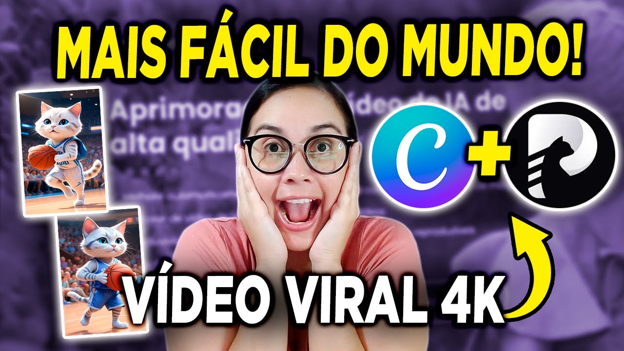 Como Criar o VÍDEO VIRAL ANIMADO mais fácil do mundo COM IA EM 4K