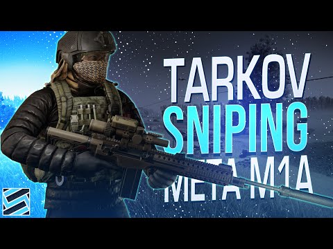 SNIPING WITH A META M1A BUILD - Escape from Tarkov