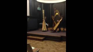 Leprechaun&#39;s Dance on Harp Bonnie and Rosie Scott