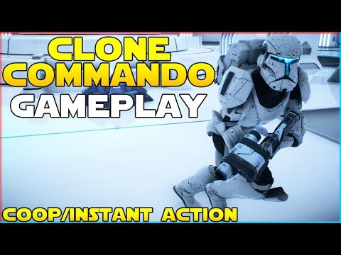 GAMEPLAY CLONE COMMANDO, Mode Coop & Instant Action (No commentary) | Star Wars Battlefront 2