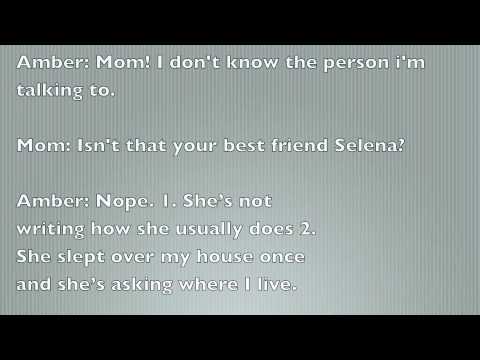 Don't Talk to Strangers Online