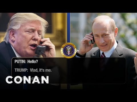 Putin Calls Trump To Talk About "The Americans" Finale | CONAN on TBS