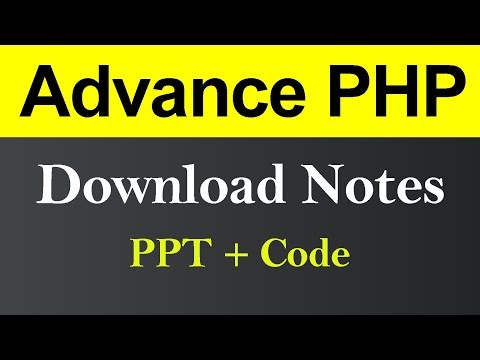 Advance PHP Hindi