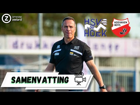 😑 LATE TREFFER zorgt voor ZUUR GELIJKSPEL HOEK⚽ | Samenvatting Kozakken Boys-Hoek 🎥