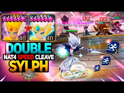 NAT4 CLEAVE WITH EREDAS AND SHIMITAE - Summoners War