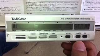 Video thumbnail for TASCAM TC-8 ディスプレイ表示デモ by 小林寛明 / こばやし二胡教室