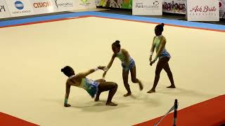 Acrobatic Gymnastics MIAC 2a016 Junior W3 Dynamic Mozambique