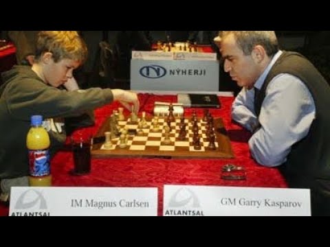 Magnus Carlsen vs Garry Kasparov | Reykjavik (Iceland) 2004 #chess
