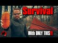 Survival Overnight Adventure With Only A Mylar Emergency Tent And Bivy
