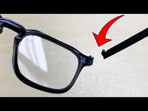 Easy Way To Repair Broken Plastic Eyeglasses Frames That Not Many People Know