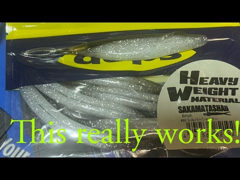 Sakamata Shad?  Try this technique