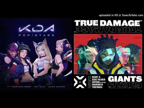 K/DA pop stars vs True Damage giants