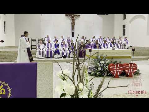 Padre Anisio José representante Missa posse do novo pároco Padre Marcos Bernardes dia 09-03-25